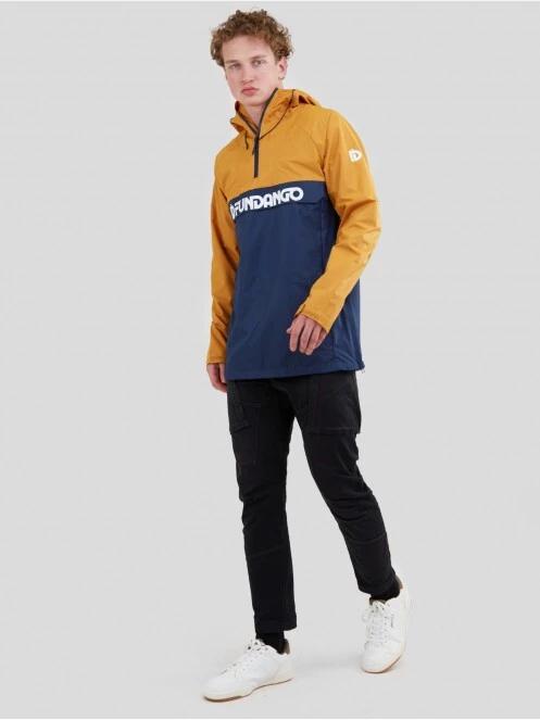 haine de ploaie pt. barbati Fundango Salmo Logo Anorak galben 4