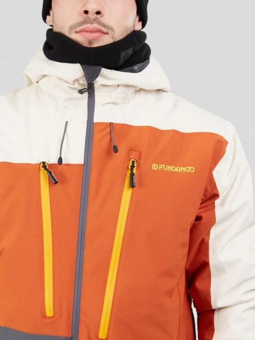 geaca de schi pt. barbati Fundango Atlas Allmountain Jacket alb 6