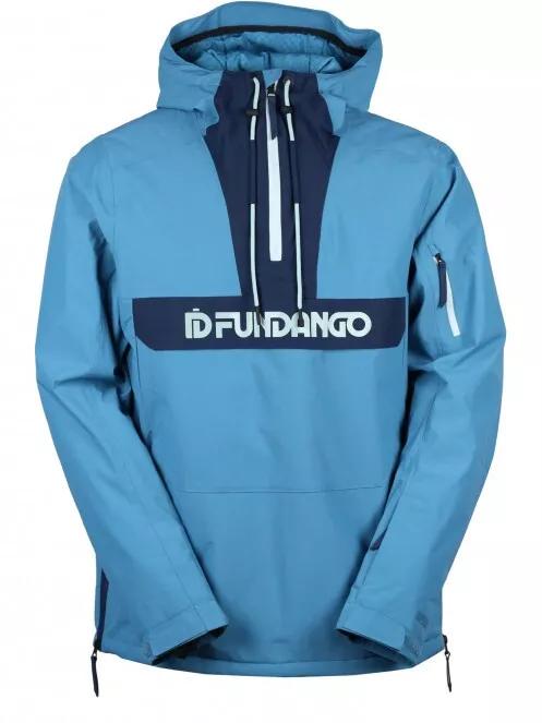 geaca de schi pt. barbati Fundango Burnaby Logo Anorak albastru deschis 6