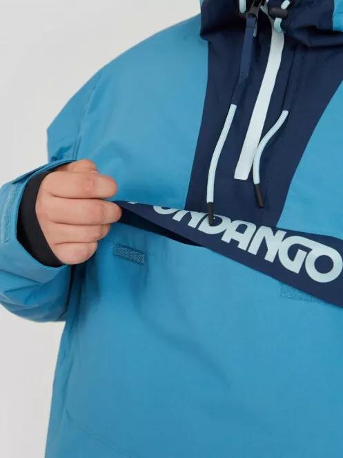 geaca de schi pt. barbati Fundango Burnaby Logo Anorak albastru deschis 4