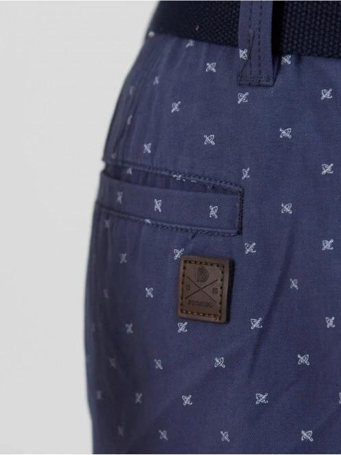 pantaloni scurti pt. barbati Fundango North Shore Chino Shorts albastru inchis 5
