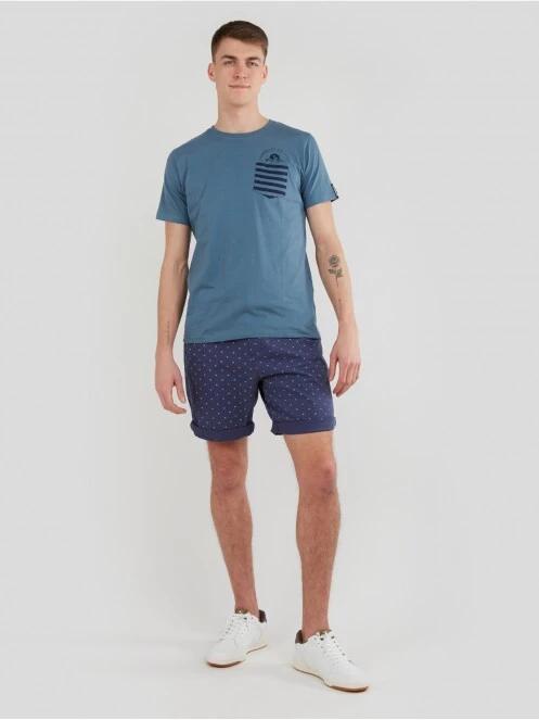 pantaloni scurti pt. barbati Fundango North Shore Chino Shorts albastru inchis 6