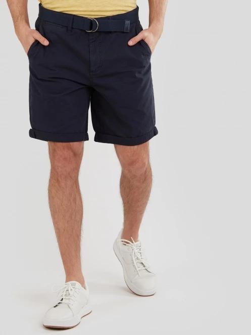 pantaloni scurti pt. barbati Fundango North Shore Chino Shorts albastru inchis 2