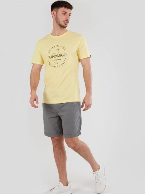 pantaloni scurti pt. barbati Fundango North Shore Chino Shorts oliv 4