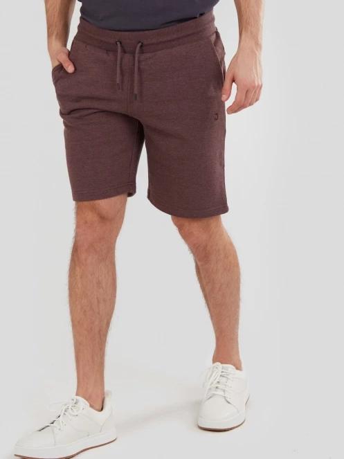 pantaloni scurti de trening pt. barbati Fundango Delon Sweatshort violet 2