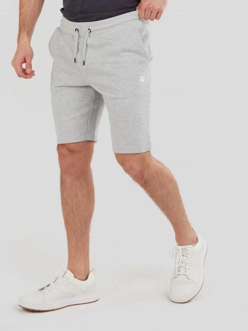 pantaloni scurti de trening pt. barbati Fundango Delon Sweatshort gri 2