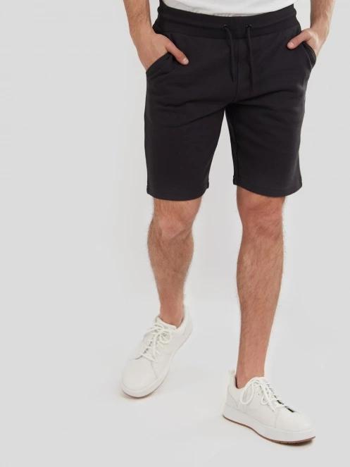 pantaloni scurti de trening pt. barbati Fundango Delon Sweatshort negru 2