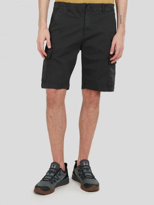 pantaloni scurti cu buzunare laterale pt. barbati Fundango Zack Cargo Shorts gri 2
