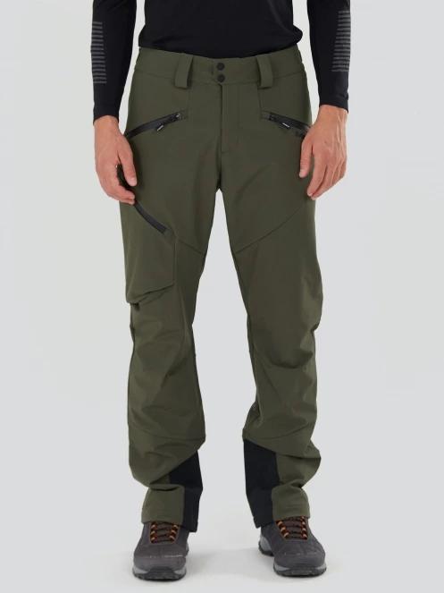 pantaloni softshell pt. barbati Fundango Rob Softshell Pants verde 2