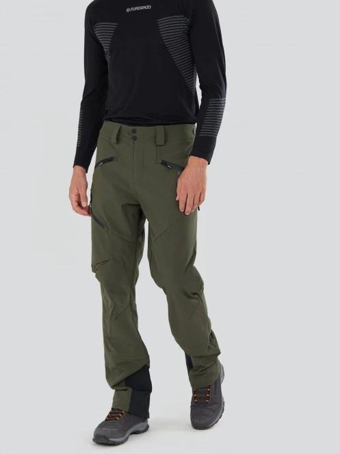 pantaloni softshell pt. barbati Fundango Rob Softshell Pants verde 5