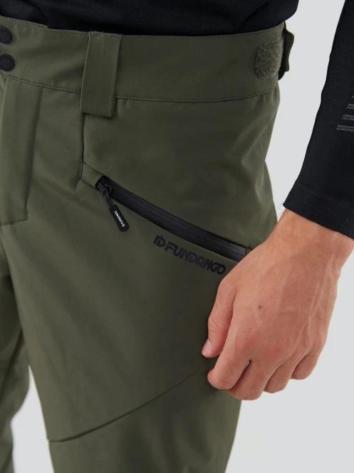 pantaloni softshell pt. barbati Fundango Rob Softshell Pants verde 6