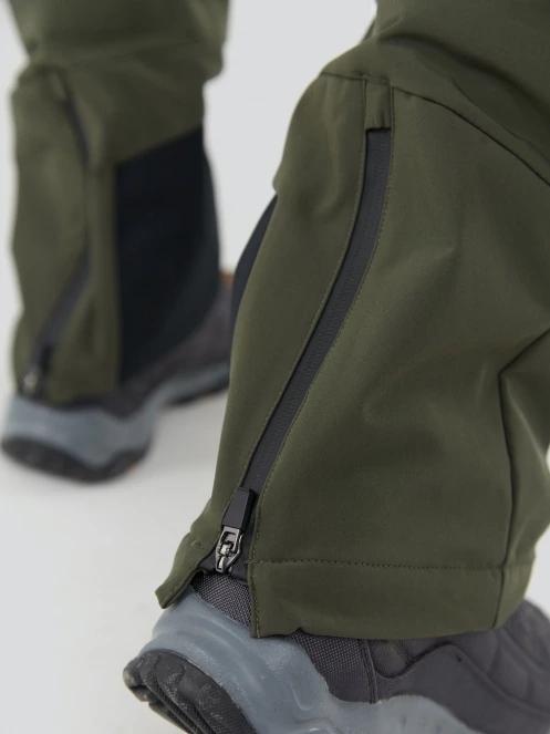 pantaloni softshell pt. barbati Fundango Rob Softshell Pants verde 8
