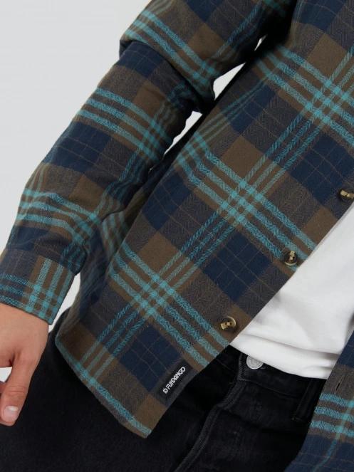 camasa cu maneci lungi pt. barbati Fundango Harris Shirt albastru 7