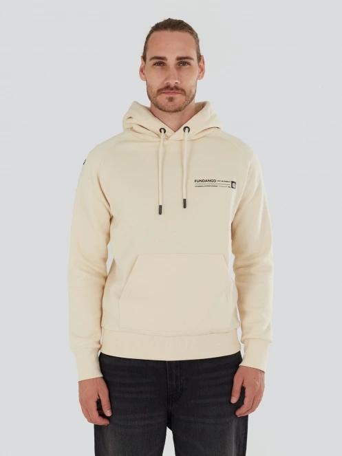 pulover cu gluga pt. barbati Fundango Talis Hooded Sweatshirt nisip 2