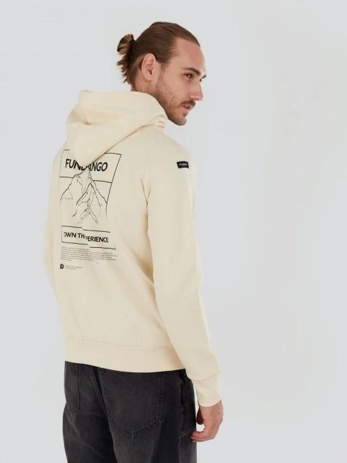 pulover cu gluga pt. barbati Fundango Talis Hooded Sweatshirt nisip 5