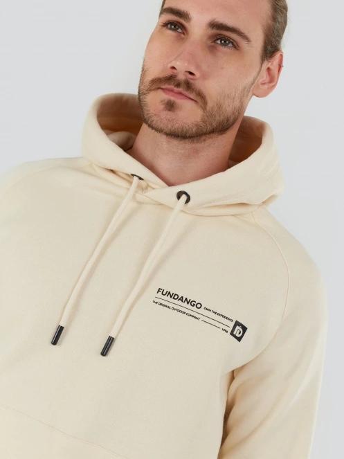 pulover cu gluga pt. barbati Fundango Talis Hooded Sweatshirt nisip 6