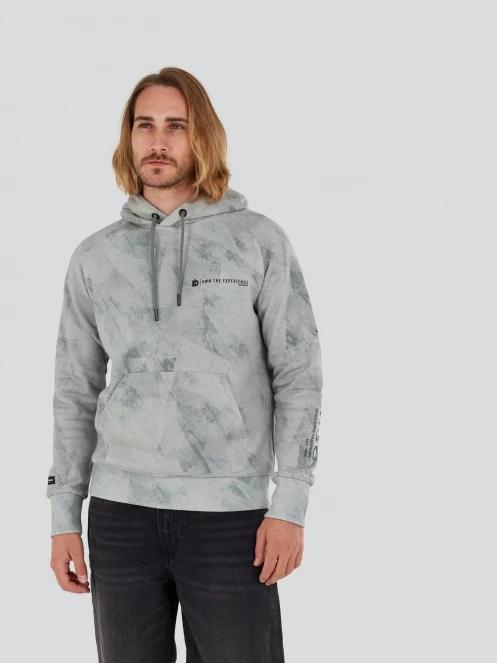 pulover cu gluga pt. barbati Fundango Talis Hooded Sweatshirt verde 2