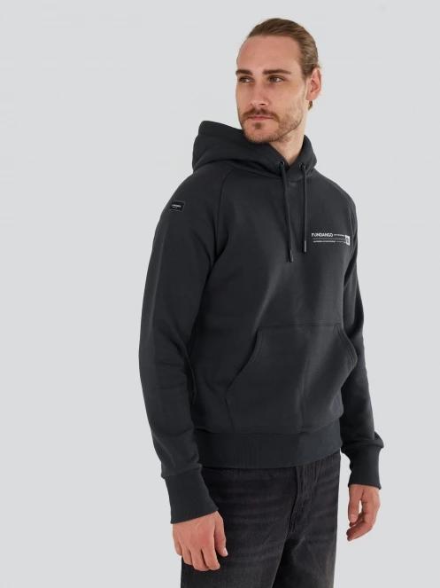 pulover cu gluga pt. barbati Fundango Talis Hooded Sweatshirt gri 5