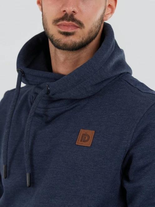 pulover cu gluga pt. barbati Fundango Conor Hooded Sweatshirt albastru inchis 5