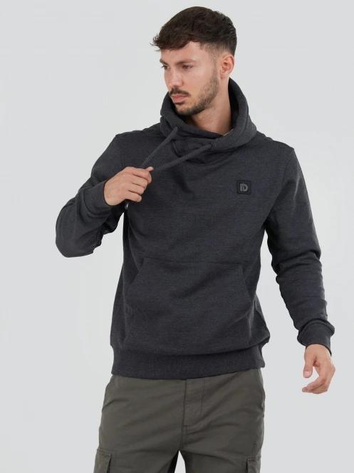 pulover cu gluga pt. barbati Fundango Conor Hooded Sweatshirt negru 5