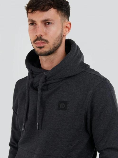 pulover cu gluga pt. barbati Fundango Conor Hooded Sweatshirt negru 6