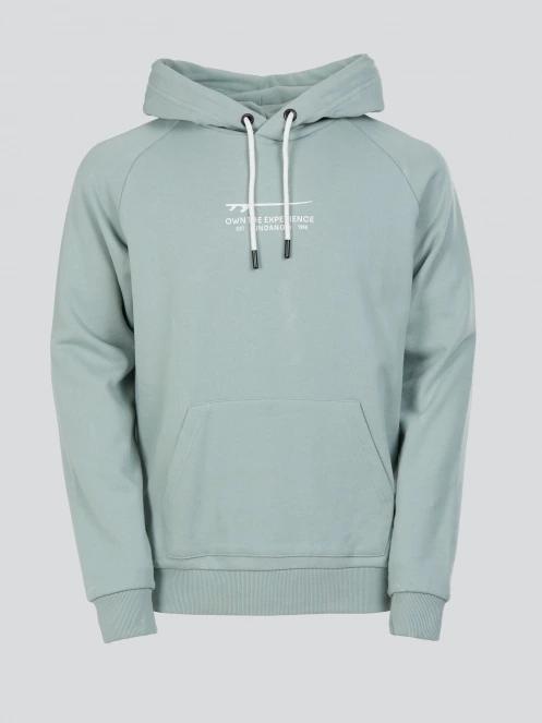 pulover pt. barbati Fundango Kronos Hooded Sweatshirt verde 9