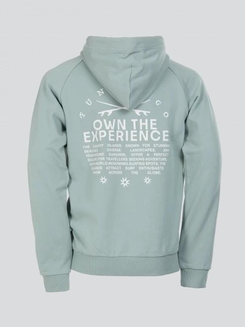 pulover pt. barbati Fundango Kronos Hooded Sweatshirt verde 10