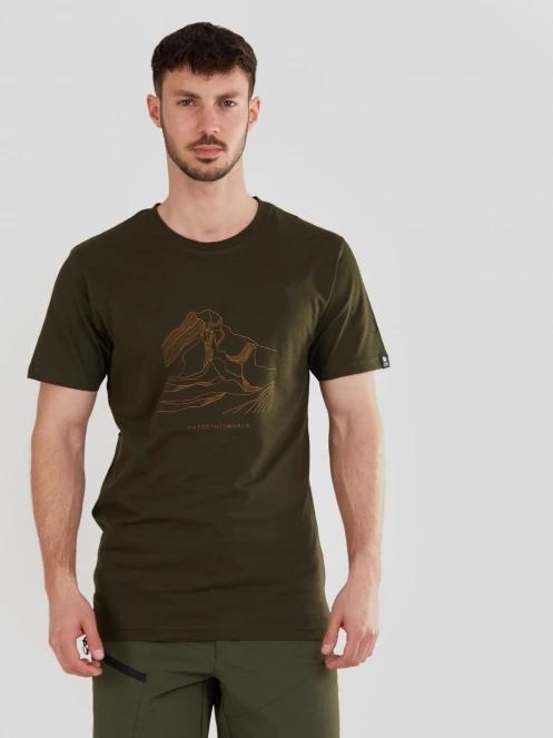 tricou cu maneci scurte pt. barbati Fundango Legend T-shirt oliv 2