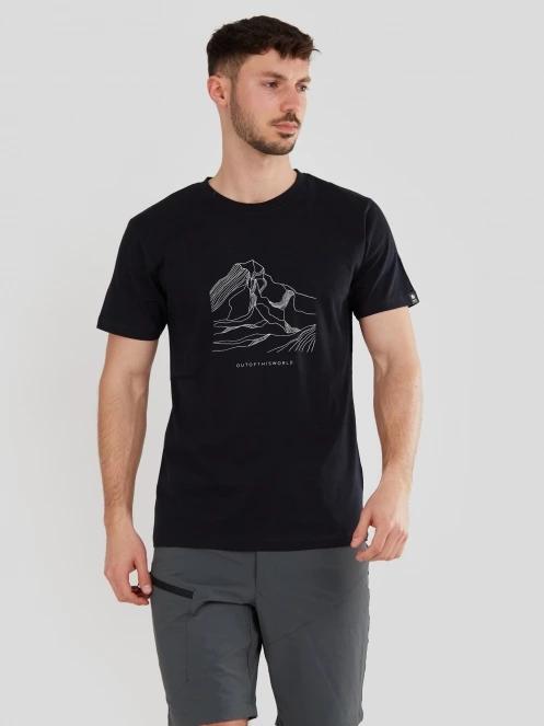 tricou cu maneci scurte pt. barbati Fundango Legend T-shirt negru 2
