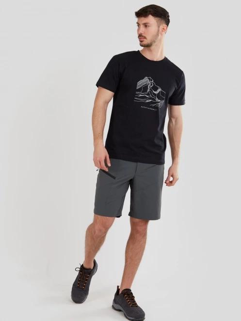 tricou cu maneci scurte pt. barbati Fundango Legend T-shirt negru 4