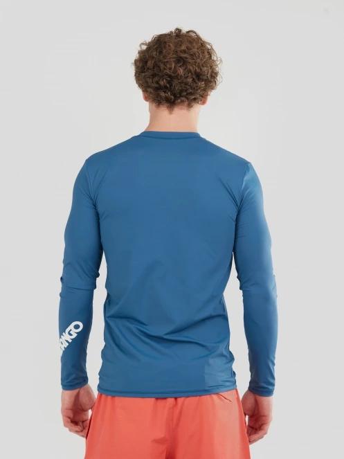 lycra cu maneci lungi pt. barbati Fundango Manado Long Rashguard albastru inchis 3
