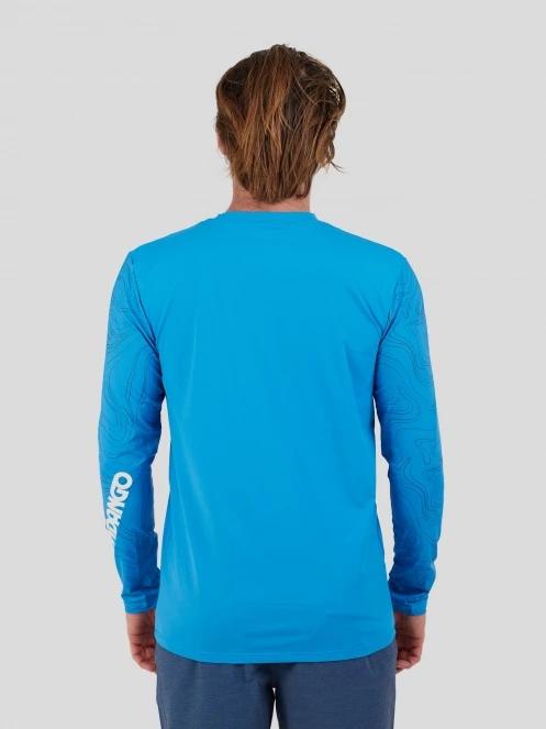 lycra cu maneci lungi pt. barbati Fundango Manado Long II Rashguard albastru deschis 3