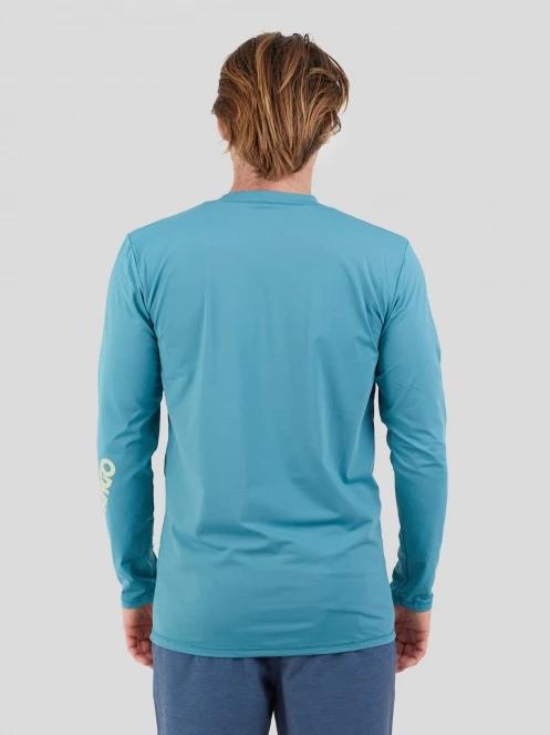 lycra cu maneci lungi pt. barbati Fundango Manado Long II Rashguard verde 3