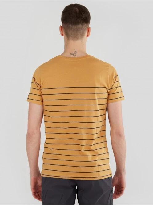 tricou cu maneci scurte pt. barbati Fundango Jaggy Pocket T-shirt galben 3