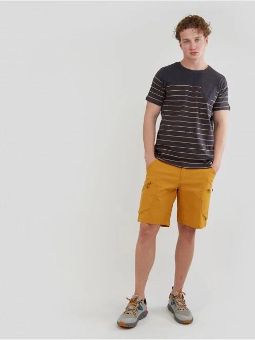 tricou cu maneci scurte pt. barbati Fundango Jaggy Pocket T-shirt gri 4