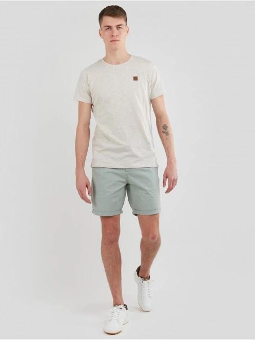 tricou cu maneci scurte pt. barbati Fundango Jaggy Structured T-Shirt nisip 4