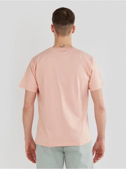 tricou cu maneci scurte pt. barbati Fundango Talmer T-shirt roz 3