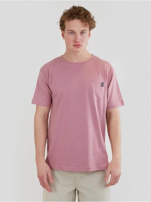 tricou cu maneci scurte pt. barbati Fundango Talmer Pocket T-shirt rosu 2