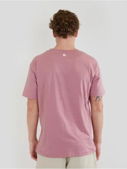 tricou cu maneci scurte pt. barbati Fundango Talmer Pocket T-shirt rosu 3