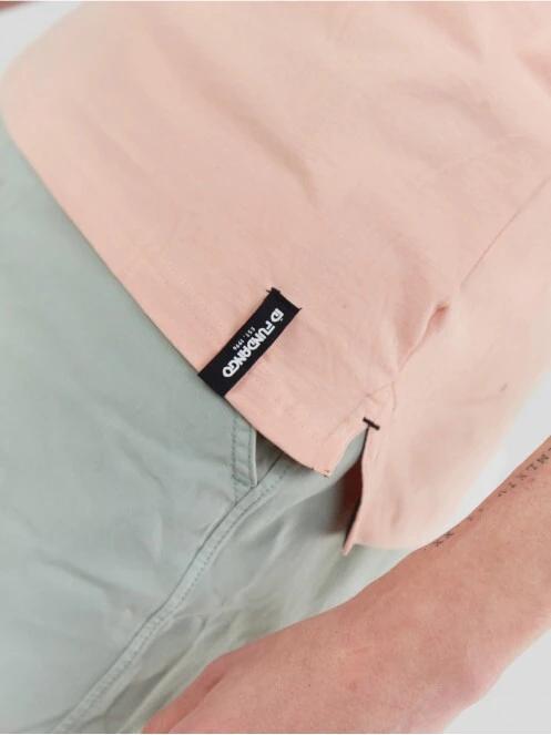 tricou cu guler pt. barbati Fundango Incognito Mono Poloshirt roz 6