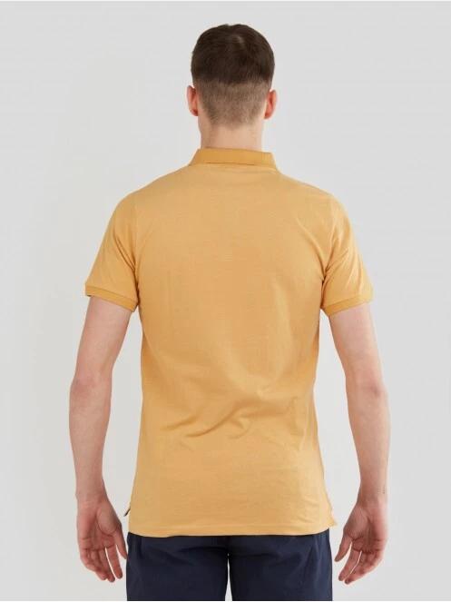 tricou cu guler pt. barbati Fundango Incognito Mono Poloshirt galben 3