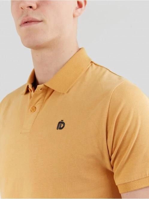 tricou cu guler pt. barbati Fundango Incognito Mono Poloshirt galben 4