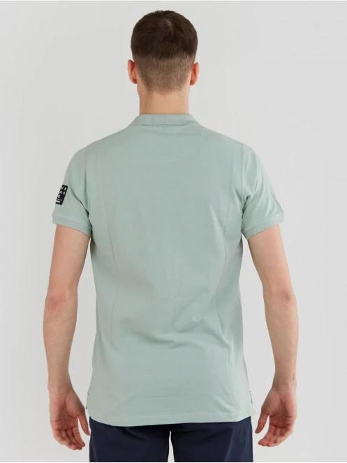 tricou cu guler pt. barbati Fundango Molton Poloshirt verde 3