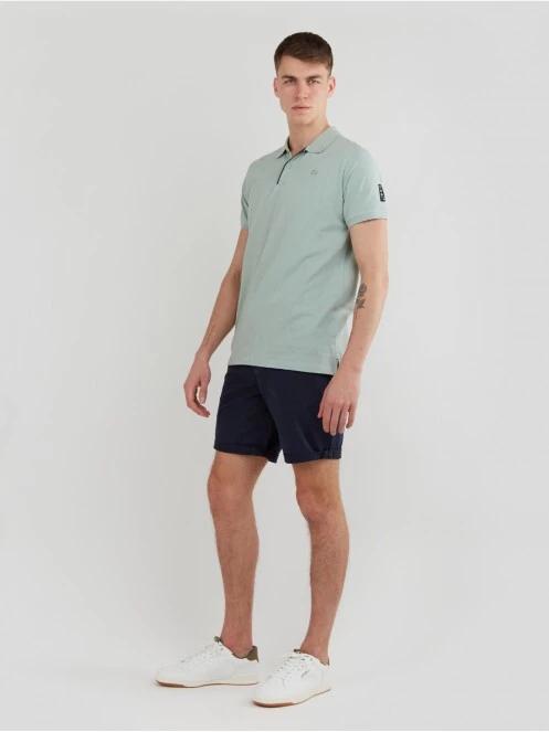 tricou cu guler pt. barbati Fundango Molton Poloshirt verde 4