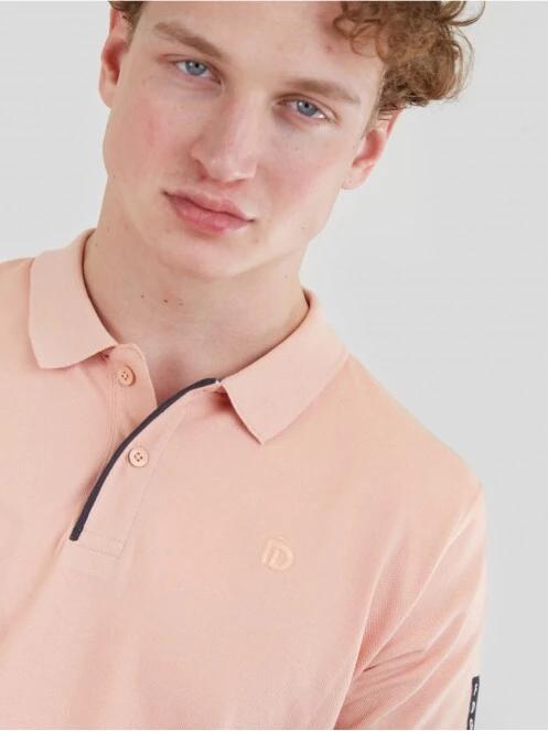 tricou cu guler pt. barbati Fundango Molton Poloshirt roz 5