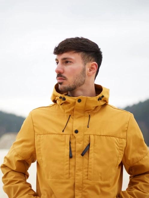 jacheta de primavara pt. barbati Fundango Managa jacket galben 10