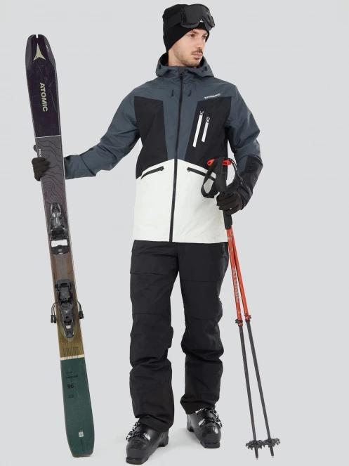 geaca de schi pt. barbati Fundango Rigel 3L Jacket gri 4