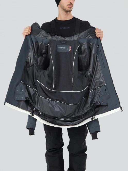 geaca de schi pt. barbati Fundango Rigel 3L Jacket gri 5