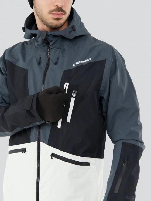 geaca de schi pt. barbati Fundango Rigel 3L Jacket gri 6