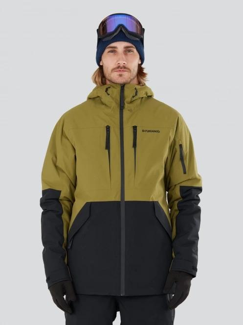 geaca de schi pt. barbati Fundango Baily ECO Allmountain Jacket verde 2